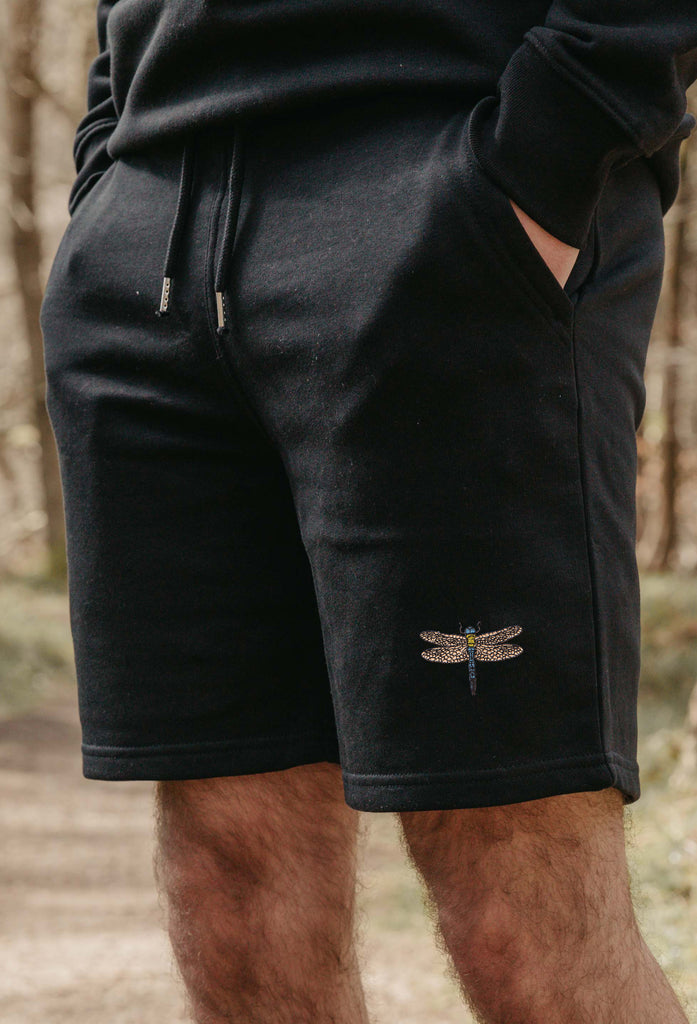 dragonfly mens sweat shorts Big Wild Thought