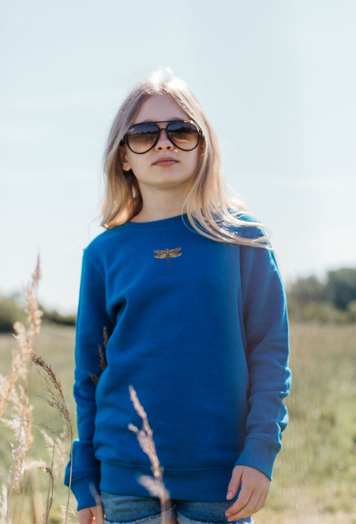 dragonfly childrens sweatshirt Big Wild Thought