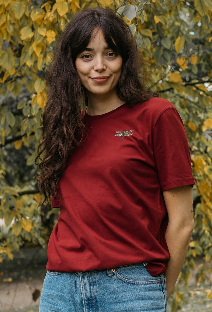 dragonfly womens t-shirt Big Wild Thought