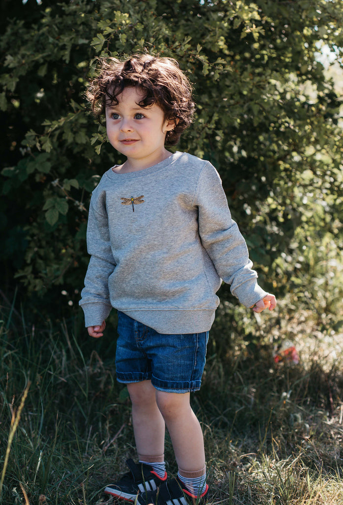 dragonfly childrens sweatshirt Big Wild Thought