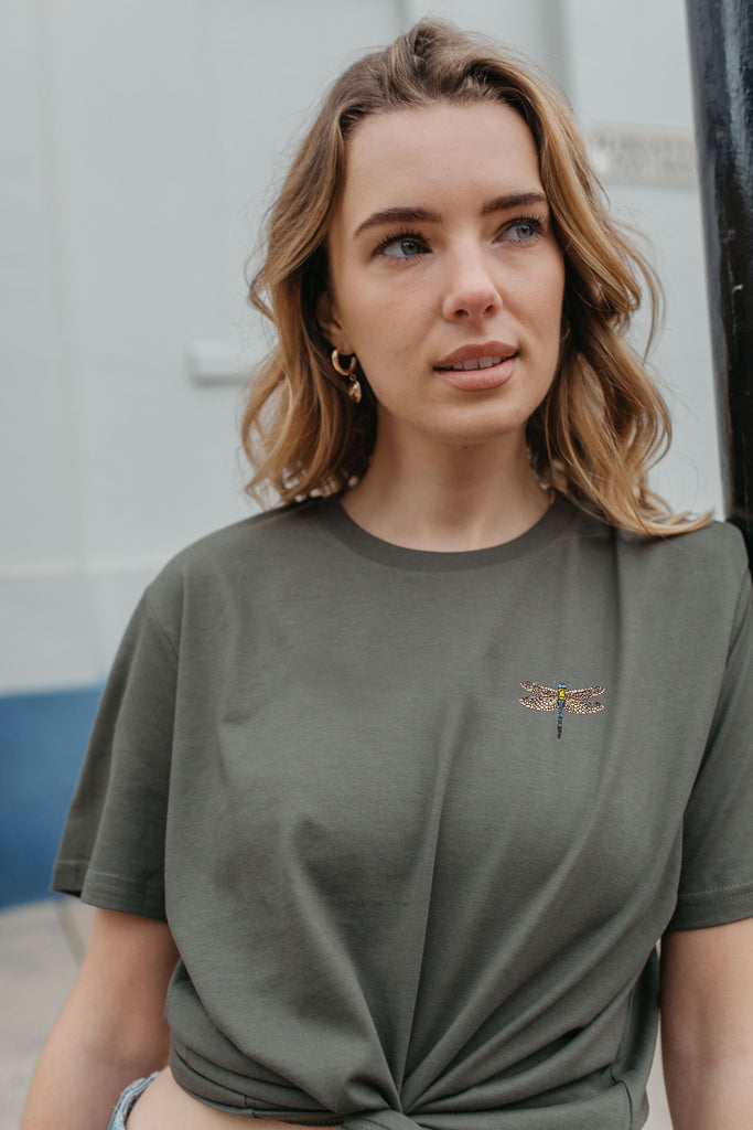 dragonfly womens t-shirt Big Wild Thought