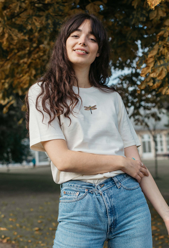 dragonfly womens t-shirt Big Wild Thought