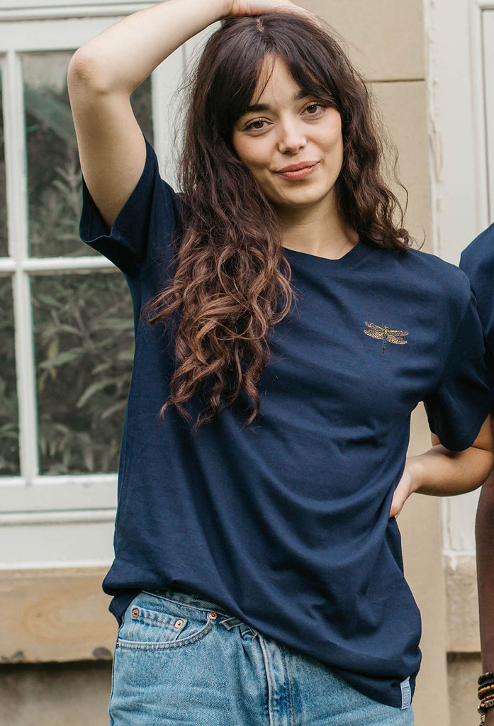 dragonfly womens t-shirt Big Wild Thought