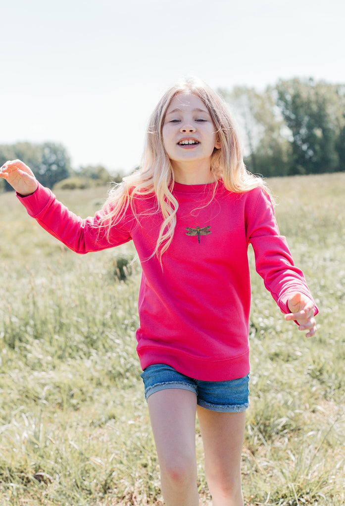 dragonfly childrens sweatshirt Big Wild Thought