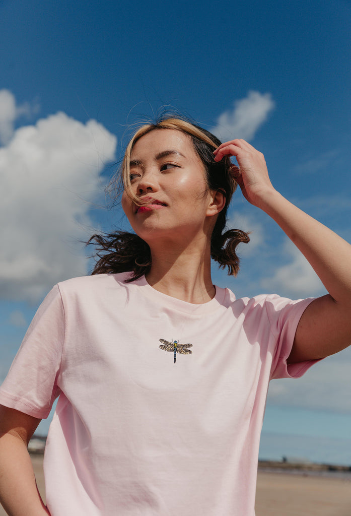 dragonfly womens t-shirt Big Wild Thought