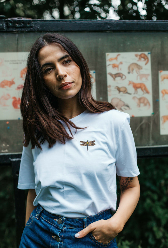 dragonfly womens t-shirt Big Wild Thought