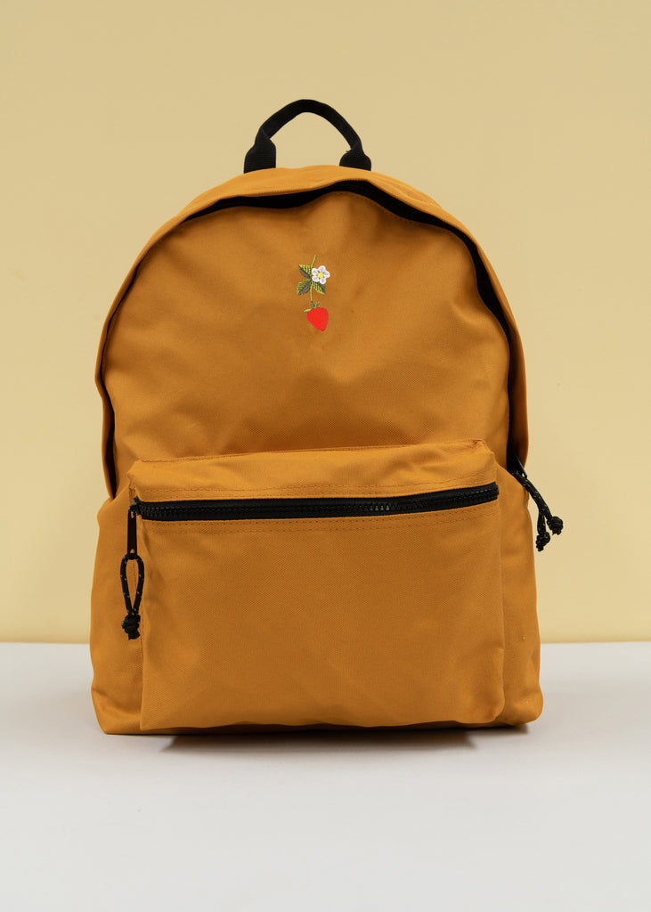 wild strawberry recycled backpack Big Wild Thought