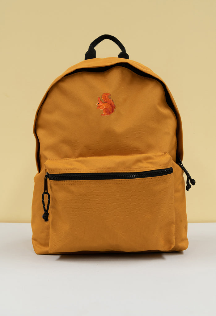 red squirrel recycled backpack Big Wild Thought