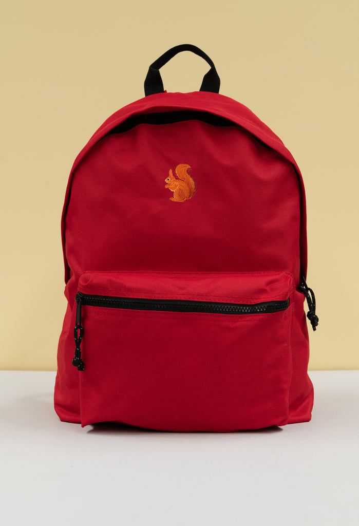red squirrel recycled backpack Big Wild Thought