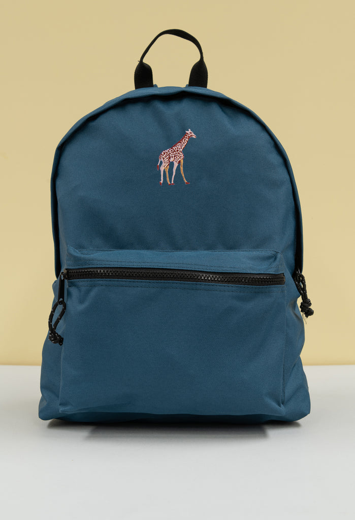 giraffe recycled backpack Big Wild Thought
