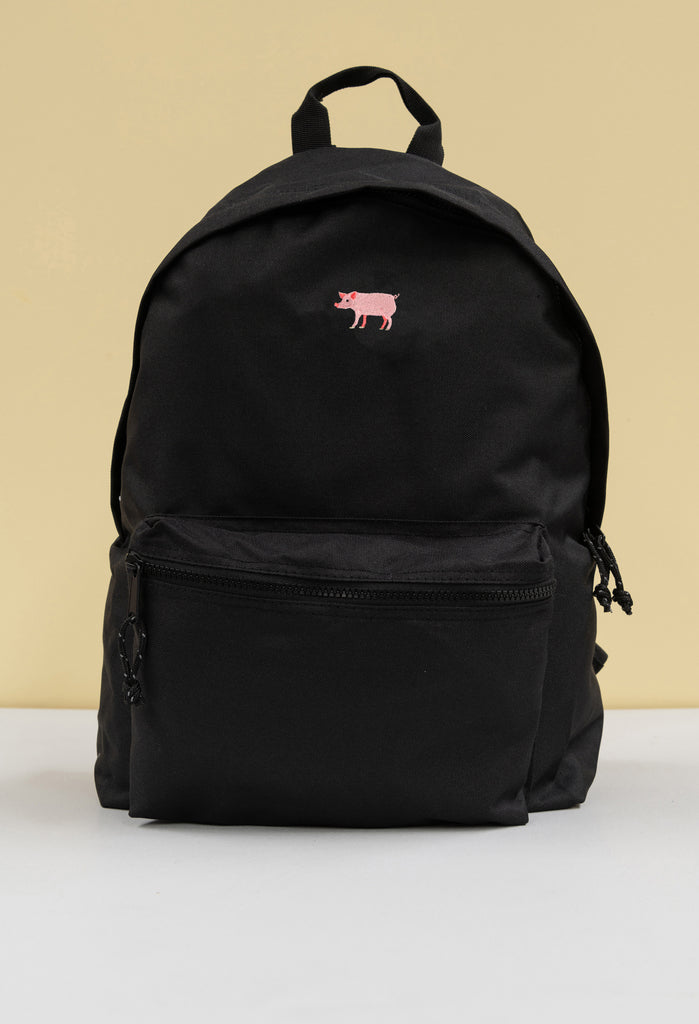 pig recycled backpack Big Wild Thought