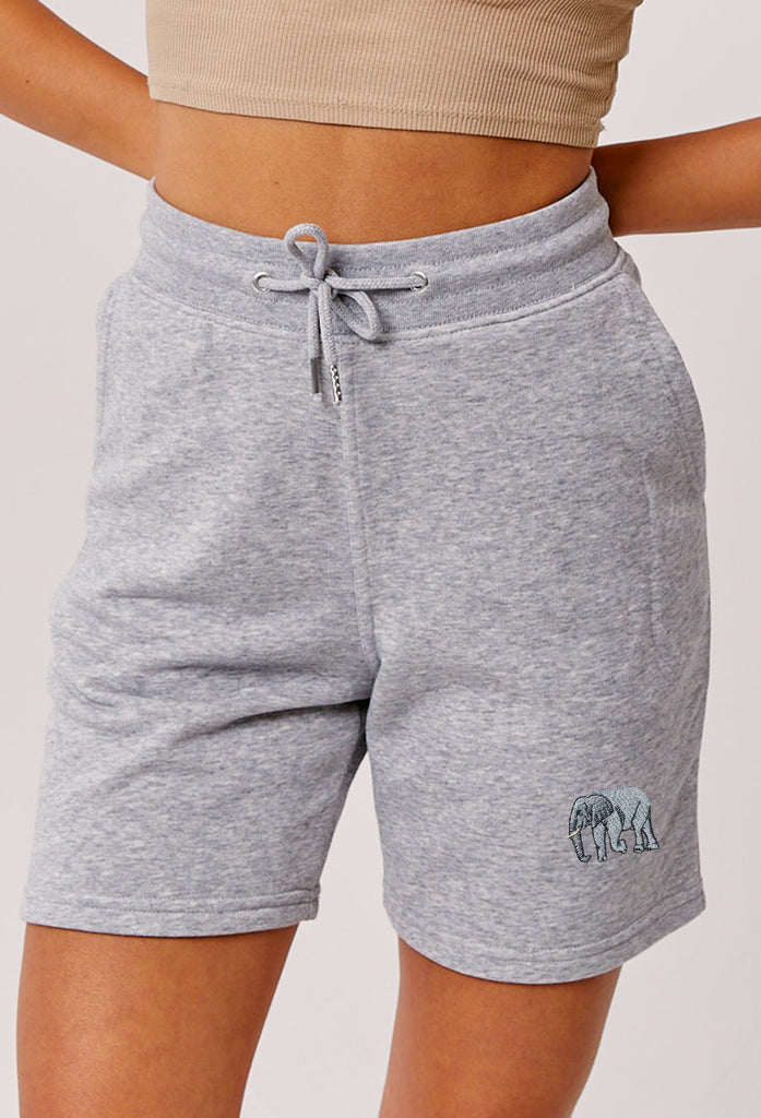 elephant womens sweat shorts Big Wild Thought