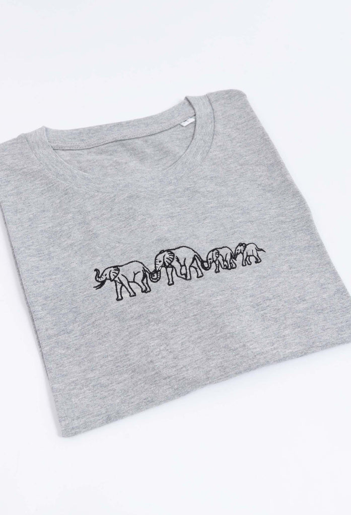family of elephants unisex t-shirt Big Wild Thought