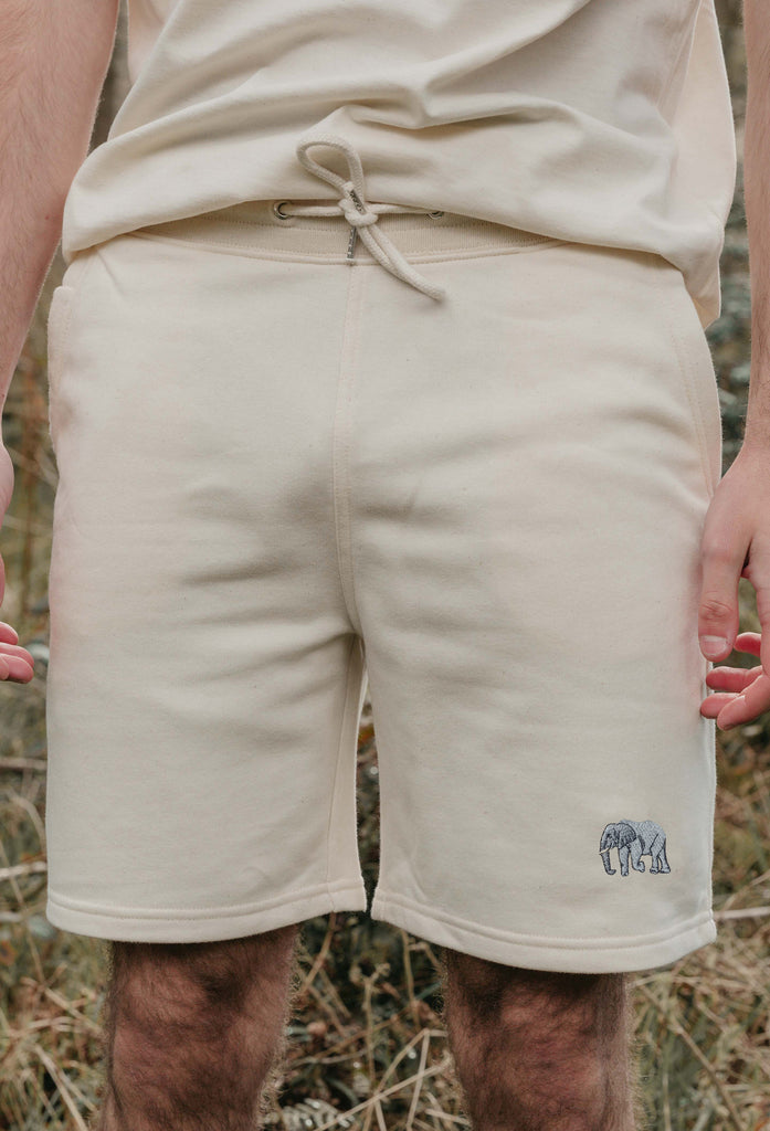 elephant mens sweat shorts Big Wild Thought