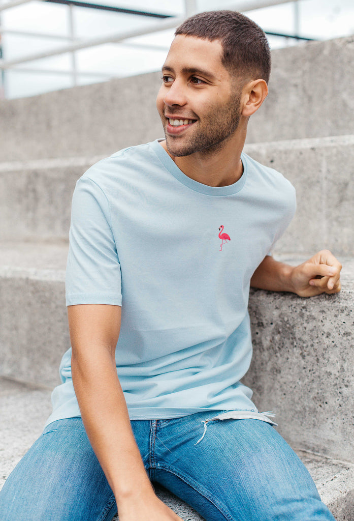 flamingo mens t-shirt Big Wild Thought