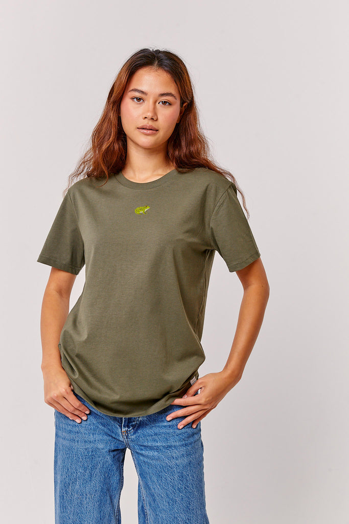 frog womens t-shirt Big Wild Thought