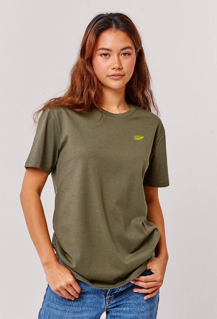frog womens t-shirt Big Wild Thought