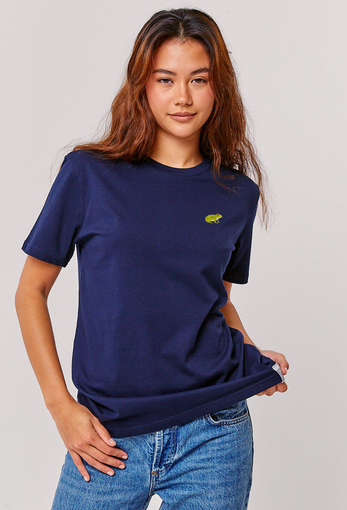 frog womens t-shirt Big Wild Thought