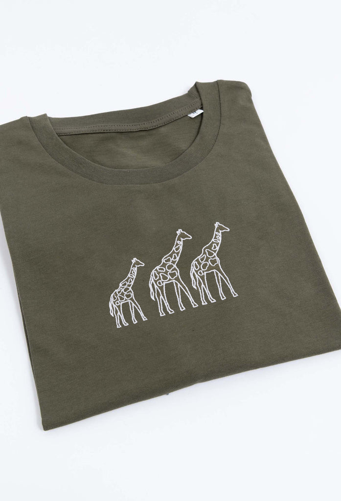 family of giraffes unisex t-shirt Big Wild Thought