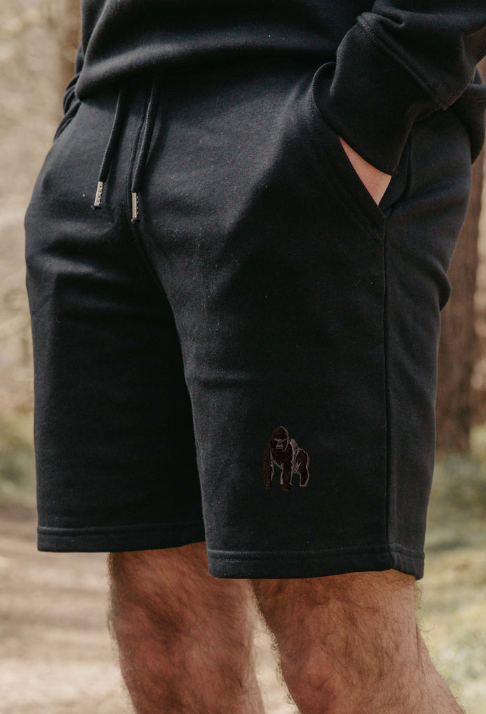 gorilla mens sweat shorts Big Wild Thought