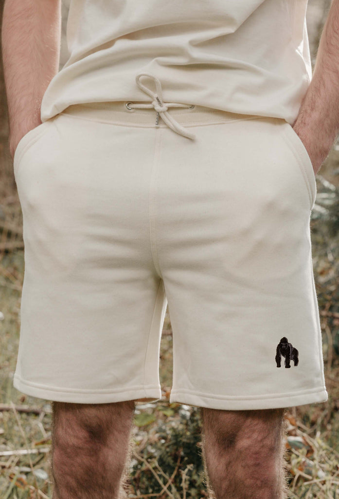 gorilla mens sweat shorts Big Wild Thought