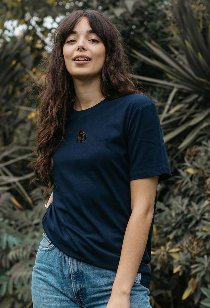 gorilla womens t-shirt Big Wild Thought