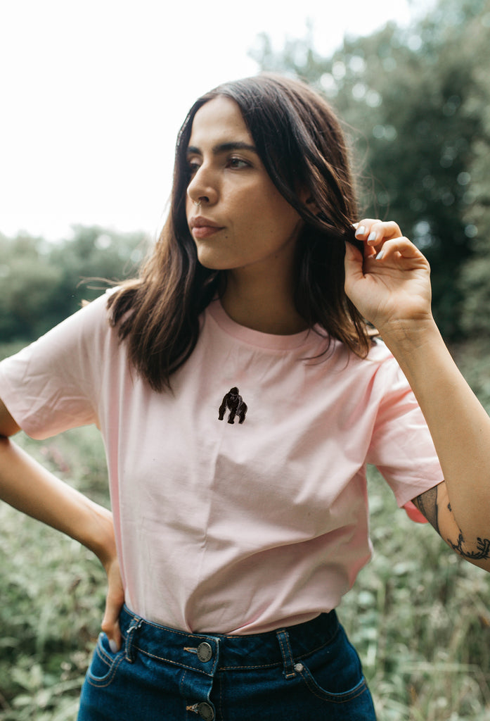gorilla womens t-shirt Big Wild Thought