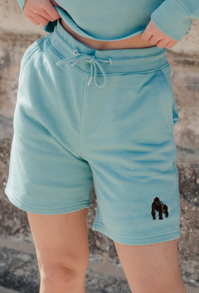 gorilla womens sweat shorts Big Wild Thought