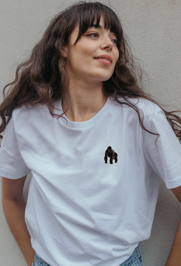 gorilla womens t-shirt Big Wild Thought