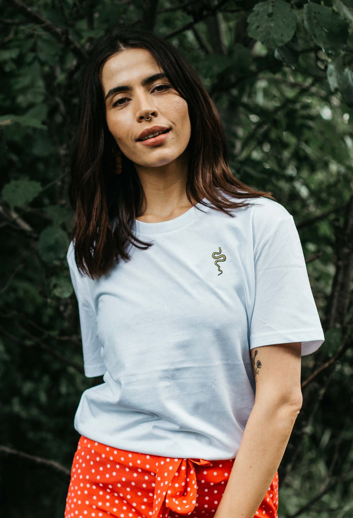 grass snake womens t-shirt Big Wild Thought