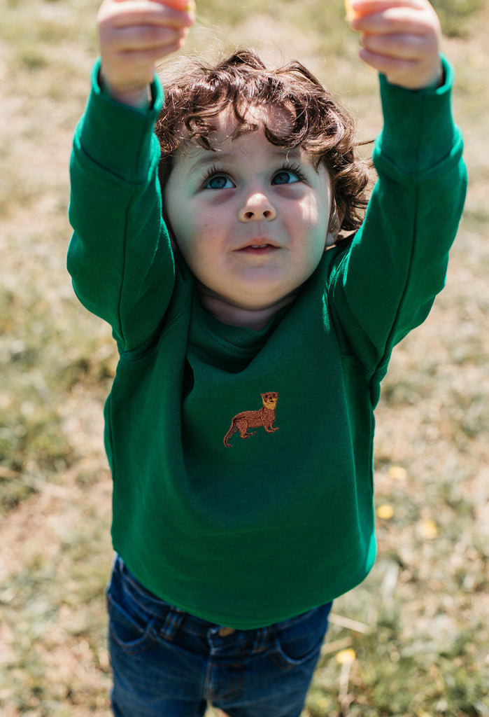 otter childrens sweatshirt Big Wild Thought