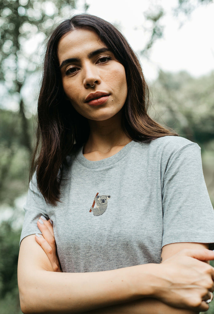 koala bear womens t-shirt Big Wild Thought
