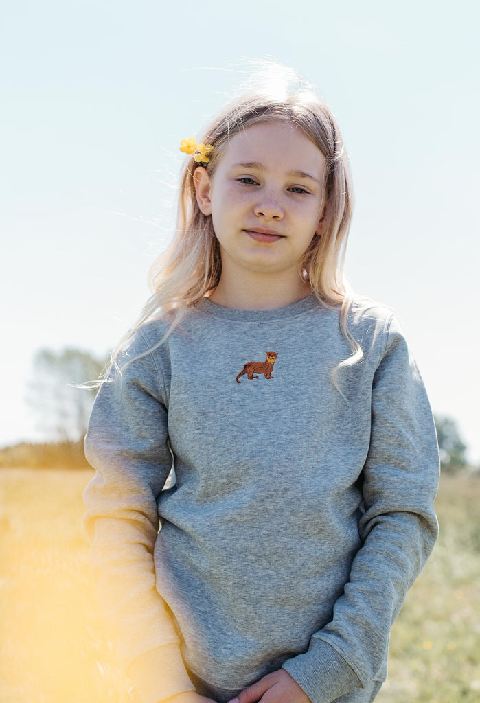 otter childrens sweatshirt Big Wild Thought