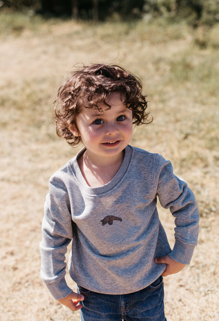 pangolin childrens sweatshirt Big Wild Thought
