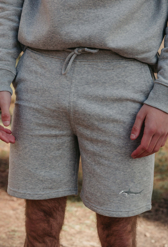 hammerhead shark mens sweat shorts Big Wild Thought