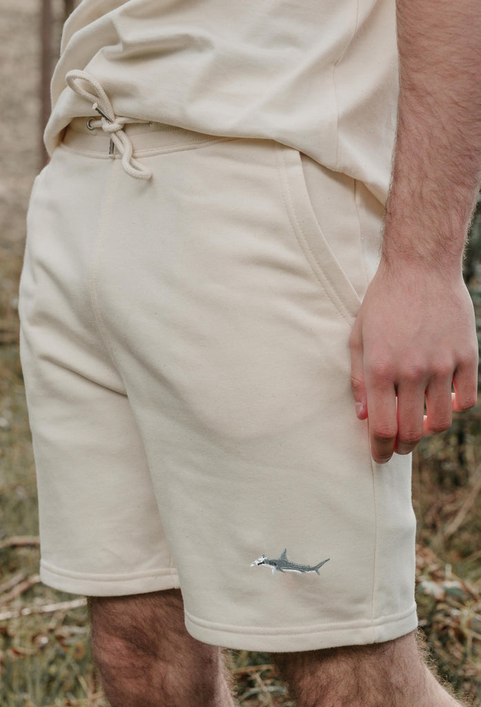 hammerhead shark mens sweat shorts Big Wild Thought