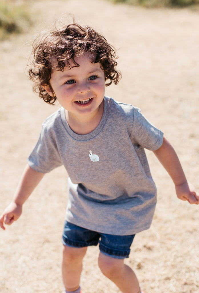 mountain hare childrens t-shirt Big Wild Thought