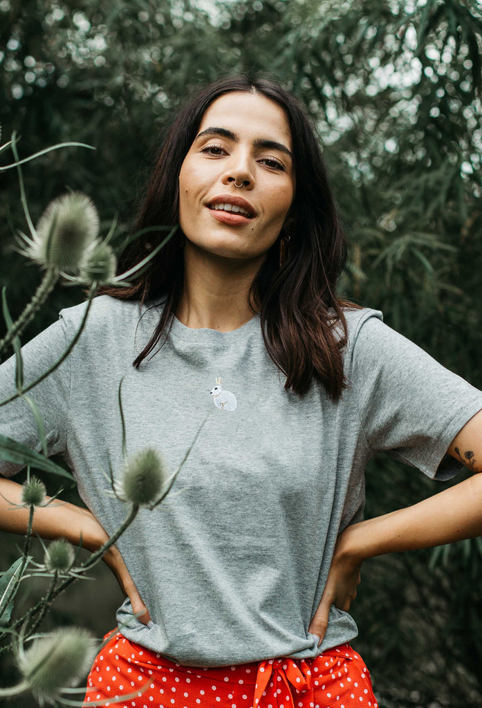 mountain hare womens t-shirt Big Wild Thought