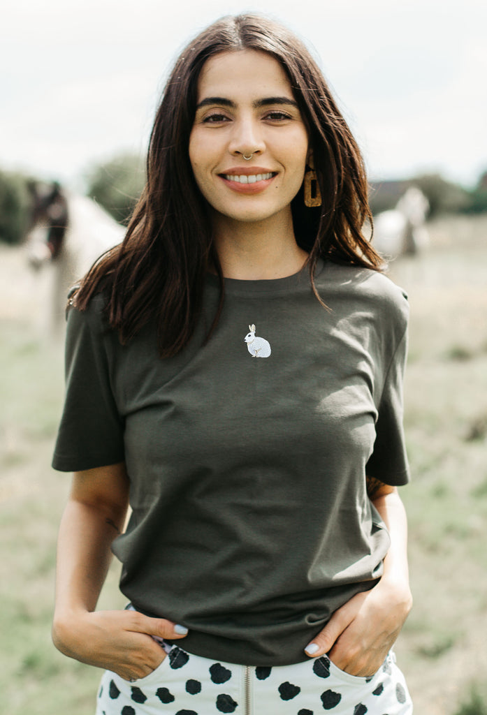 mountain hare womens t-shirt Big Wild Thought