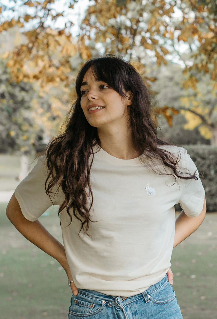 mountain hare womens t-shirt Big Wild Thought