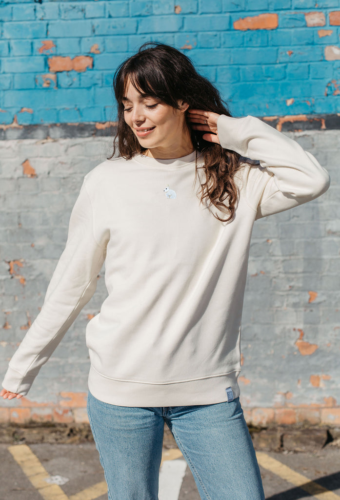 mountain hare womens sweatshirt Big Wild Thought