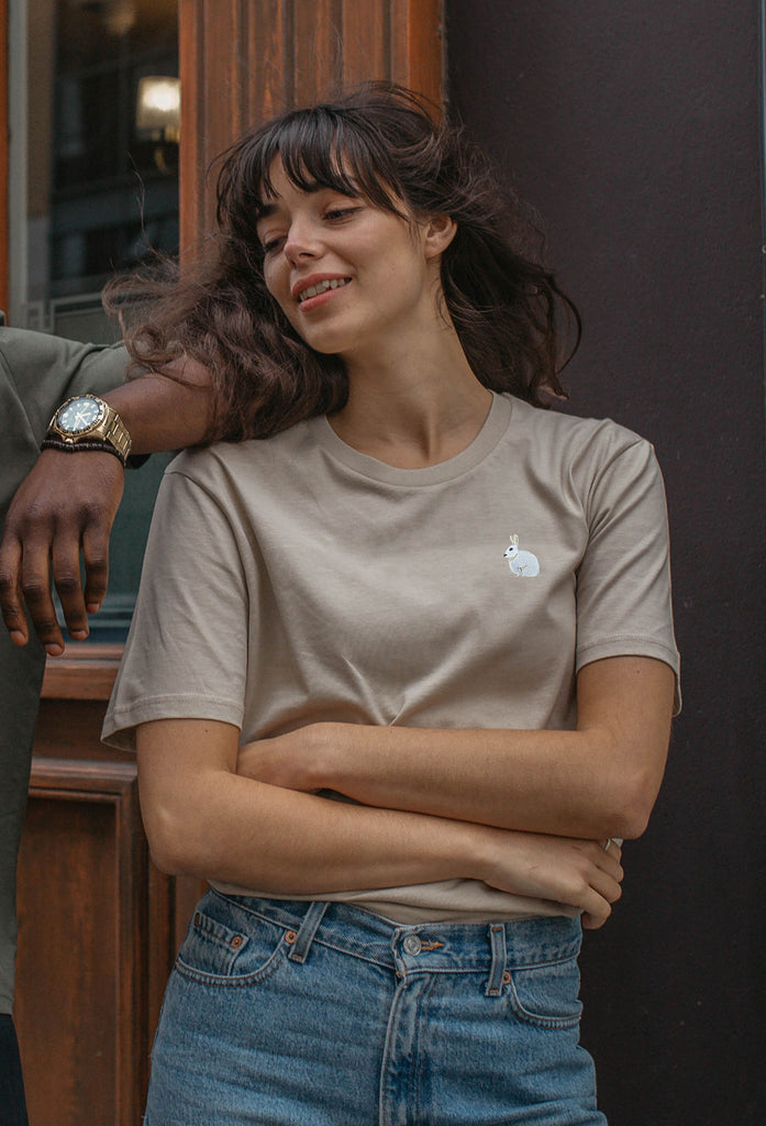 mountain hare womens t-shirt Big Wild Thought