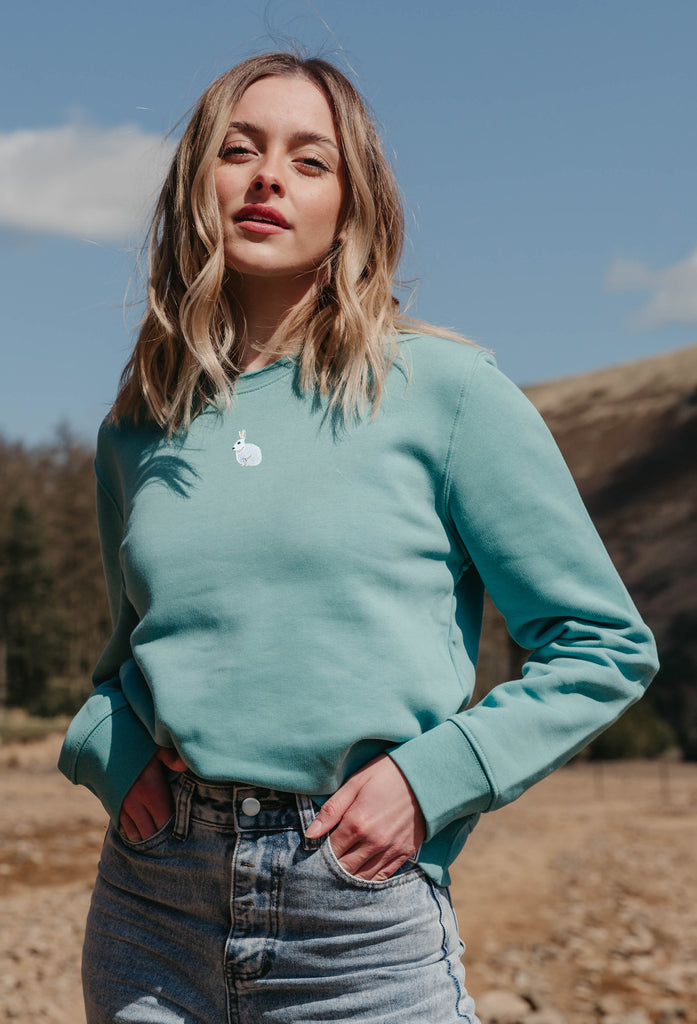 mountain hare womens sweatshirt Big Wild Thought