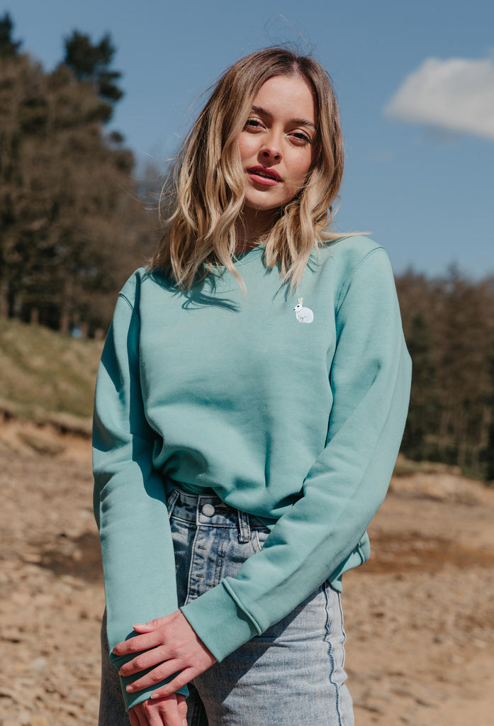 mountain hare womens sweatshirt Big Wild Thought