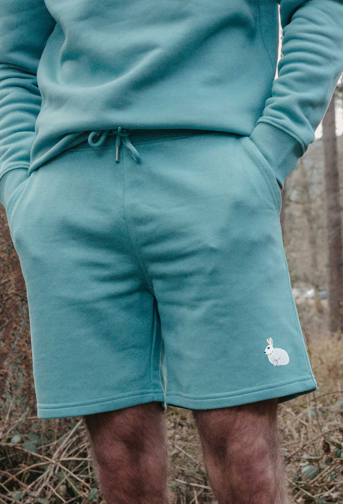 mountain hare mens sweat shorts Big Wild Thought