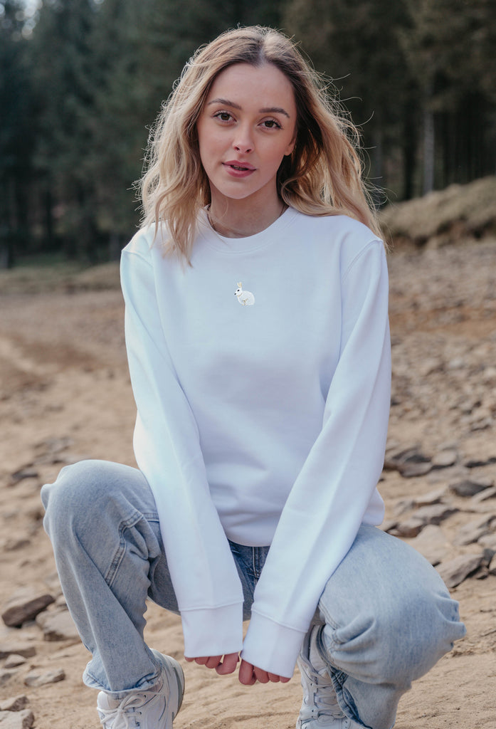 mountain hare womens sweatshirt Big Wild Thought