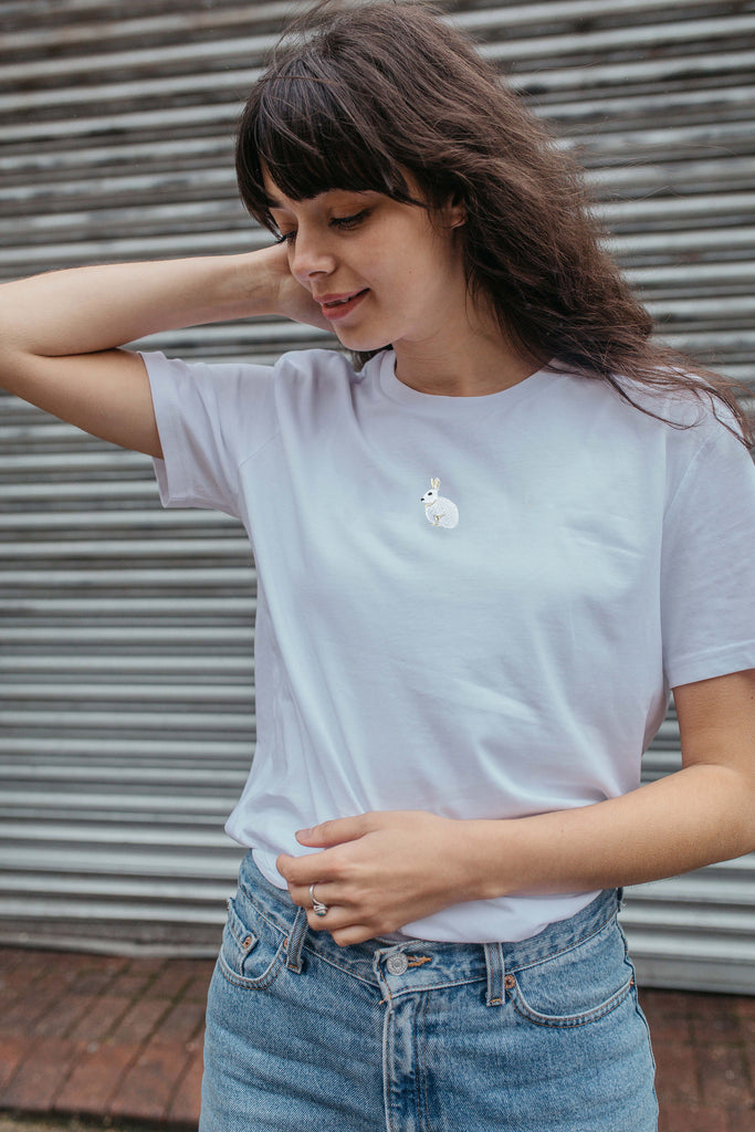 mountain hare womens t-shirt Big Wild Thought
