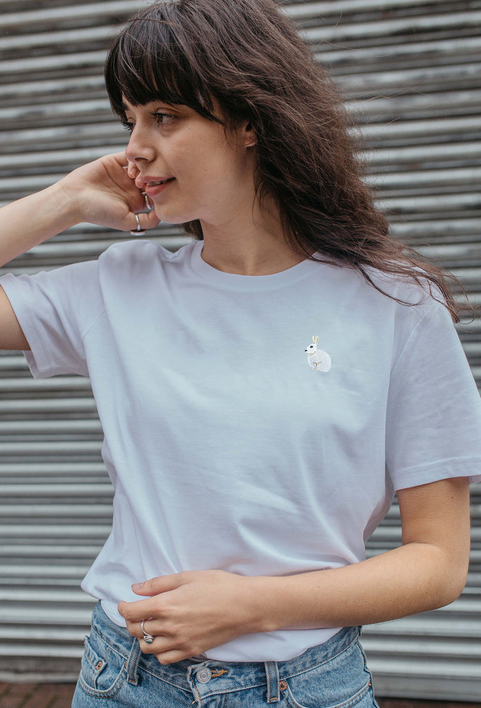 mountain hare womens t-shirt Big Wild Thought