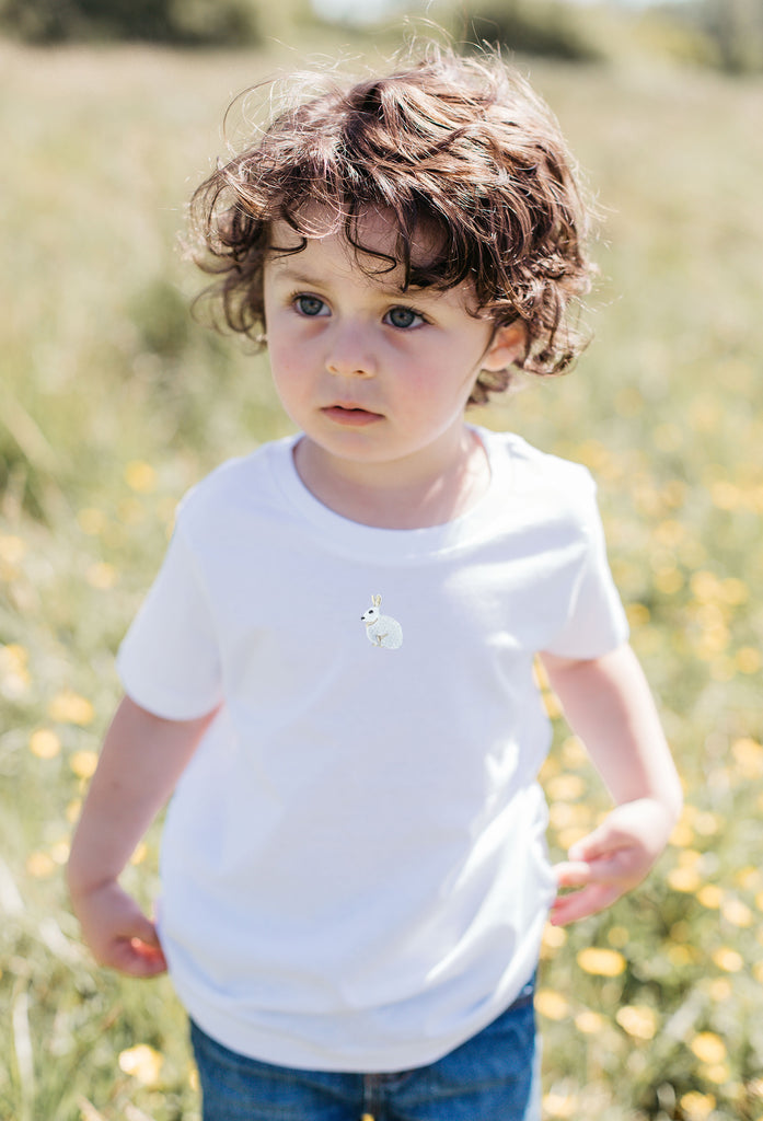 mountain hare childrens t-shirt Big Wild Thought