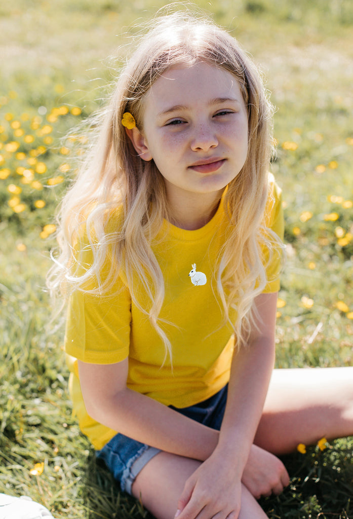 mountain hare childrens t-shirt Big Wild Thought